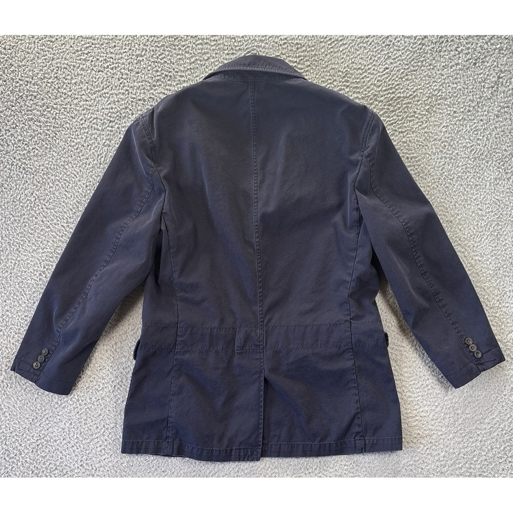 Vintage Polo Ralph Lauren Tropical Cruising‎ Club Blazer Mens 42R Navy Cotton - Picture 15 of 16